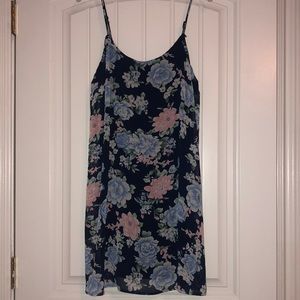 Navy blue mini dress. Size S